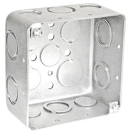 sheet metal junction box|4 inch square electrical box.